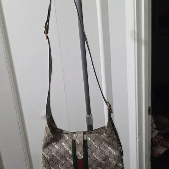 Balenciaga x Gucci Calab.Beige Shoulder Bag. NWOT. - Picture 5 of 14